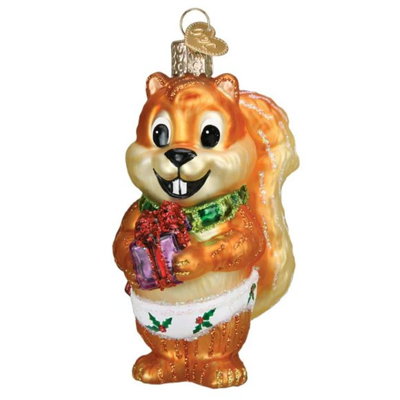 Silly Christmas Squirrel Ornament with Keepsake Box | Old World Christmas | NWT - Picture 4 of 8